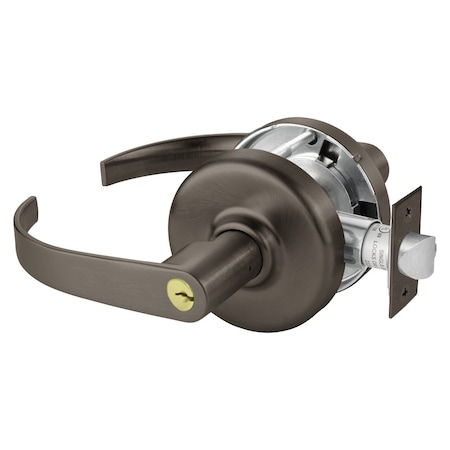 Corbin Russwin Grade 2 Entry or Office Cylindrical Lock, Princeton Lever, Conventional Cylinder, Oil Rubbed Bronze CL3861 PZD 613